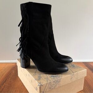 NIB Free People Fringe Boots